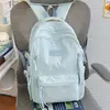 Shuai Mi Jia 2026 Modelo Nuevo Mochila de Alto Estilo Japonesa Fresca y Dulce con Mariposas para Estudiantes de Secundaria y Preparatoria, Mochila Ligera