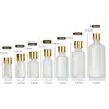 Frasco de Vidro Fosco com Conta-gotas Frasco para Óleo Essencial Portátil de Viagem Frasco Recarregável Cosmético 5ml Frasco de Amostra de Essência de Beleza Frasco Vazio