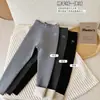 Pantalones de Niña Estilo Coreano para Otoño e Invierno Ropa de Abrigo Algodón Puro Bebé Integrado Lana de Cordero Estudiante Leggings Cálidos para Niñas