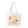 Bolsas de Lona Portátiles Personalizadas para Instituciones Estudiantiles, Capacitación Publicitaria, Bolsas de Algodón Hechas a Medida, Bolsas de Compras Ecológicas Corporativas al por Mayor