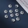 Accesorios portaflores de plata que conservan el color, material de aleación, espaciador, colgante autoajustable nuevo para DIY, aretes, collares, fabricantes, venta al por mayor