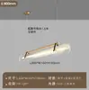 Luminária Pendente Estilo Wabi-Sabi Criativo de Designer para Ilha de Escritório Restaurante Minimalista Luminária Linear para Mesa de Jantar Mesa Linear para Sala de Chá