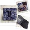 Death Note Dibujo Animado Alrededor de Estudiantes Hombres y Mujeres PU Cartera de Cuero Plegable Cartera Corta Tarjetero Monedero