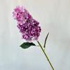 Material de flores de simulación púrpura, auditorio de bodas, guía de carretera de alta gama, fila de flores, decoración de hotel, fábrica de flores falsas, venta al por mayor