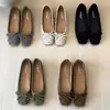 2026 Modernos Sencillos Lunares Tacón Grueso Diseño de Nicho Zapatos de Salón Estilo Retro Francés Lazo Sensación Zapatos de Ballet Versátiles