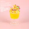 Kit de Materiais DIY Artesanal Infantil Cola de Creme Simulação Lama de Cristal Fofa Copo de Sorvete Brinquedo Pequeno para Menina