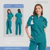 Uniformes de Enfermera Elásticos de Secado Rápido para Mujer 2025 Comercio Exterior Uniformes Quirúrgicos Amazon Ropa Hospitalaria Uniformes Quirúrgicos Transfronterizos