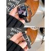 Adecuado para apple watch7 Apple Watch 8 Generación iwatch6/5/se2/ultra Correa de Cuero Creativa Fina