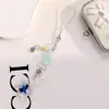 Al por Mayor Fabricante Nuevo Encantador Estilo Niña Kt Gato Colgantes para Teléfono Versátil Dulce Cadena de Teléfono Hecha a Mano Lanyard Accesorios