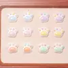 Decoraciones para Uñas de Pata de Gato de Dibujos Animados Grandes Adornos Pequeños de Resina Lindos Accesorios DIY Pegamento de Crema Funda de Teléfono Accesorios para Uñas
