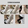 Meias Finas Estilo Retrô para Primavera e Verão, Doces e Fofas com Recortes, Meia-Calça Média Estilo Coreano, Absorventes de Umidade para Fitness e Yoga Feminino
