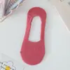 Meias de verão para meninas mulheres japonesas são meias invisíveis tipo barco antiderrapantes meias rosa fofas meias de algodão de boca baixa finas