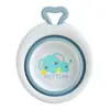 Tina Plegable para Bebé Anticaídas Lavabo para la Cara Bebé Portátil de Viaje Tina de Lavado Comprimida Tina de Lavado Engrosada para el Hogar
