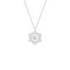 BaObAo diseño original plata s925 pluma inteligente te acompaña collar latido del corazón sentido avanzado diamante cadena clavícula