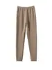 Leggings de Punto de Cachemira para Mujer de Color Sólido, Nuevos para Otoño e Invierno, Pantalones Gruesos de Lana de Color Sólido, Casuales y Versátiles