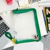 Bolsa Transparente de Gran Capacidad para Archivos A4, Bolsa Portátil con Cremallera para Exámenes de Estudiante, Bolsa de Almacenamiento para Libros de Texto y Documentos de Estudiante Universitario