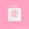 Teclado Personalizado Super Lindo de Garra de Gato Rosa Girly Silicona Suave Cola de Pez de Madera Piedra Papel Tijeras Teclado Mecánico