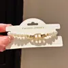 Pulseira de Pérola Oval Nariz de Porco com Zircônia Estilo Francês, Sensação de Luxo Leve e de Alta Qualidade, Temperamento Elegante Retrô, Acessório de Mão Versátil