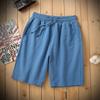 Essencial de Verão Tendência Popular para Transmissão ao Vivo Shorts Pequenos de Algodão Penteado Felpudo Base Simples com Estampa de Logo e Dropshipping