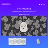 Alfombrilla de Ratón Grande de la Marca Trendy Violent Bear con Borde Engrosado con Bloqueo de Precisión, Alfombrilla para Escritorio de Gaming, Alfombrilla de Teclado Antideslizante de Goma para Oficina