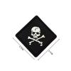 Parches de Velcro Cuadrados Calavera PVC Parches Militares para Fanáticos de Mochila Personalizados Parches de Moral Marca de Moda