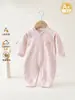 Roupas de outono para bebês meninos e meninas, macacão de fleece para bebês, roupas para bebês em início de outono, conjunto para sair e engatinhar para bebês de poucos meses