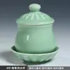 Copo de Água Benta Branco Puro, Ornamento Budista, Copo de Lâmpada a Óleo, Copo de Oferenda Branco, Copo de Lâmpada a Óleo Transfronteiriço para Exportação com Tampa