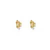 Pendientes de Aro Retorcido de Plata de Ley 999 con Cierre de Mariposa y Circonita Cúbica Tipo Diamante Personalizables Cómodos para Dormir No Necesitan Quitarse los Pendientes Venta al por Mayor