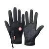 Luvas Transfronteiriças para Homens e Mulheres, Quentes Outono e Inverno À Prova de Frio e À Prova D'água Ciclismo Tela Sensível ao Toque Mais Veludo Dedo Inteiro Antiderrapante Esportivas Outdoor