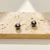 Pendientes Redondos de Perla, Pendientes de Lujo Ligero, Versátiles para el Trabajo