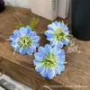 Flores Artificiales con Múltiples Cabezas, Clematis y Flores Falsas para Decoración del Hogar en la Sala de Estar, Jardín Monet, Arreglos Florales de Boda