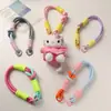 Pulsera de Cuerda Personalizada de Moda, Cuerda de Muñeca, Cuerda de Nailon Colorida, Cadena para Teléfono Móvil, Llavero, Accesorios Colgantes de Muñeca para Bolsos de Moda
