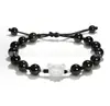 Pulseira de Contas com Pingente de Urso em Prata Pura 999, Fashionável, Fofa, Doce, Versátil, Pulseira de Amizade Estilo Chinês