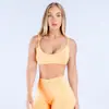 Sutiã Esportivo Integrado à Prova de Choque e Anti-queda Transfronteiriço Feminino para Corrida, Fitness, Yoga - Roupa Versátil para Yoga