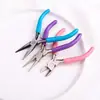Materiales Especiales para Joyería Hecha a Mano DIY Alicates para Joyería Alicates de Punta Fina Juego Cortador de Alambre de Acero Pinzas Diagonales para Cortar Hilo Pinzas para Perlas Multifuncionales