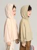 Pudding Roupas de Proteção Solar para Meninas Haru 2025 Verão Novo Jaqueta Leve com Capuz Infantil Simples Cor Sólida