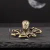 Polvo de Latão Sólido Artesanal Pet de Chá Boutique Criativa Pode Atrair Riqueza Cobre Puro Cerimônia do Chá Acessórios para Conjunto de Chá