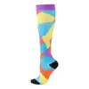 Calcetines de compresión deportivos unisex para pantorrillas, más de 200 estilos de calcetines de compresión largos para saltar la cuerda y correr, directo de fábrica