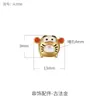 Accesorios de Cuerda para Pulsera y Collar con Cuentas de Arena Dorada de Dibujos Animados Oso Qiqi Cuerda Hecho a Mano diy Cuentas de Dibujos Animados