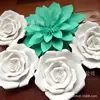 Suministros para bodas gran tienda de flores de papel hechas a mano decoración de ventana de estudio fotográfico diseño de fondo de escenario de boda rosas de papel