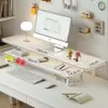 Suporte para monitor de computador de mesa, elevador de monitor para escritório, organizador de mesa e suporte para laptop