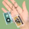Colgante de Caja de Cassette Mini NFC, Colgante de Disco de Estrella de Álbum DIY Retro, Merchandising de Marca de Estrella de Anime