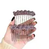 Pente de Cabelo de Cristal Doce para Mulheres, Ferramenta de Fixação de Cabelo, Novo Modelo 2026 Presilha para Franja, Pente de Cabelo, Pente Reverso para Cabelos Soltos