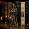 Novo ornamento de estante Ceifador estilo gótico transfronteiriço, decoração de estante estilo dark academia, artesanato em resina para Halloween