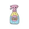 Acessórios para Mochila Escolar Forma de Lata de Tinta Spray Letra Inglesa Nova Broche Decorativo de Liga Metálica com Óleo Pingando Broche Decorativo para Roupa
