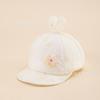 Sombrero Dulce para Niños Estilo Coreano Verano Malla Transpirable Gorra con Visera Protección Solar para Viaje para Bebé Niña Gorra de Béisbol