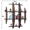 Suporte de Parede para Bogu Madeira Maciça Novo Estilo Chinês Prateleira de Armazenamento para Sala de Chá Suporte Duobaoge Rack de Exibição de Conjunto de Chá Antigo
