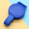 Porta credencial retráctil de cinta de 1.5 cm para personal médico, Cordón retráctil, Insignia de trabajo esmerilada, Porta credencial de identificación retráctil de epoxi