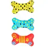 Hueso de juguete chirriante para mascotas hace sonidos, muele los dientes, alivia el aburrimiento, juguete de peluche interactivo para perros y gatos, duradero y adecuado para dormir con él