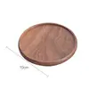Posavasos de Madera de Nogal con Esmalte Filigrana DIY Madera Impermeable Posavasos de Té Madera Maciza Soportes para Tazas Posavasos de Café Personalizado Lo